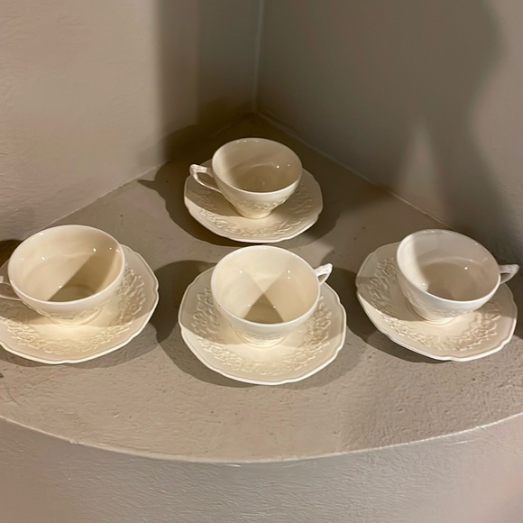 Crown Ducal Gainsborough Bundle - 4 Teacups & Saucers - Picture 10 of 10